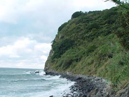 だんじく様のある海岸